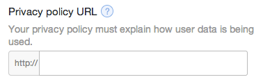 twitter card privacy policy
